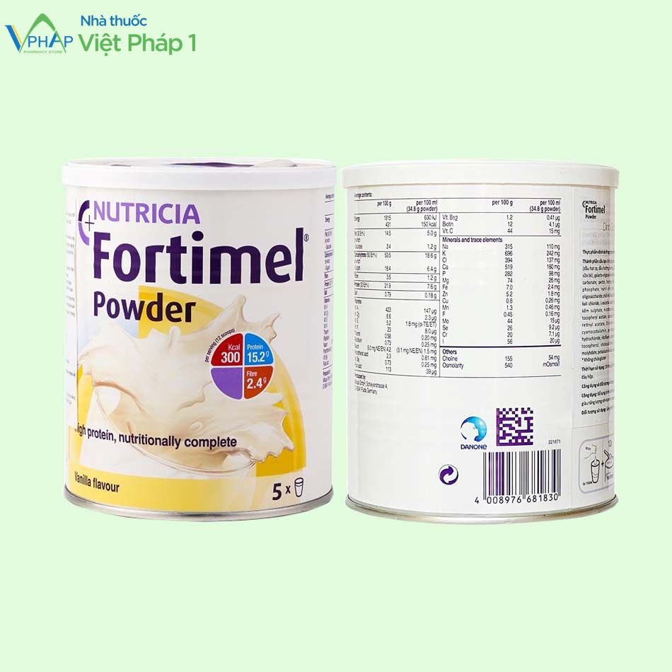 Sữa Fortimel Powder bổ sung dinh dưỡng cho người sau phẫu thuật, người mới ốm dậy