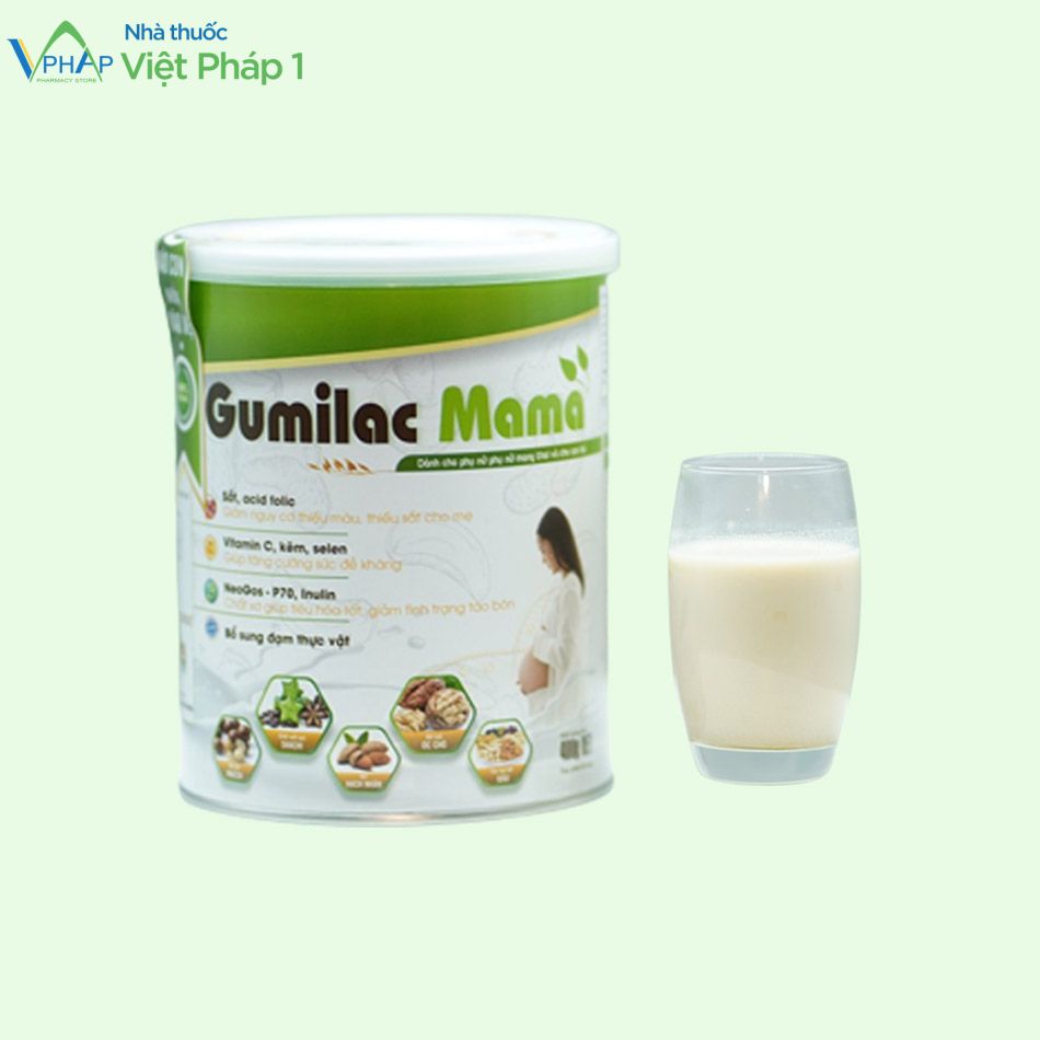 Sữa hạt Gumilac Mama bổ sung dưỡng chất cho mẹ bầu và thai nhi