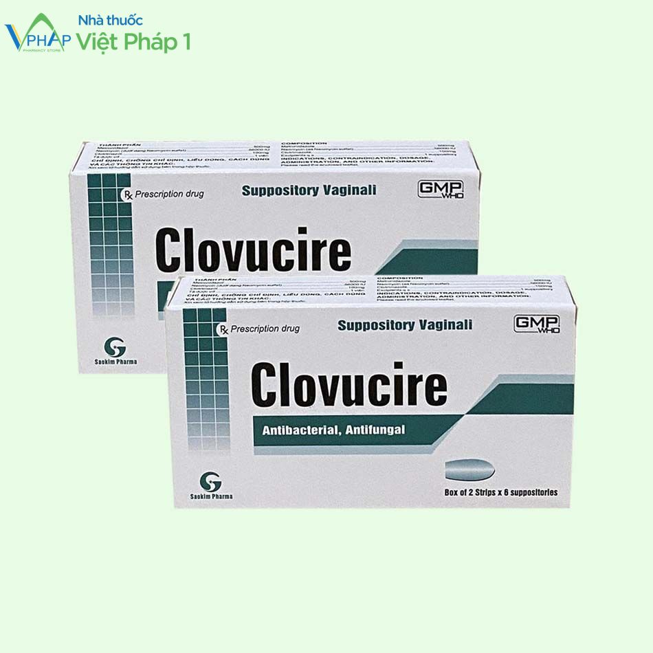 Thuốc đặt viêm phụ khoa Clovucire