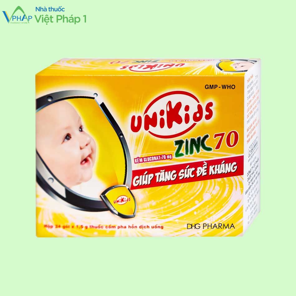 Hộp sản phẩm Unikids Zinc 70