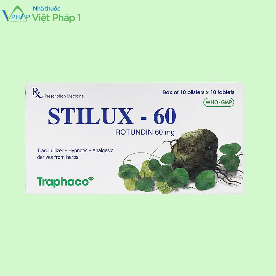Bao bì bên ngoài của thuốc Stilux - 60