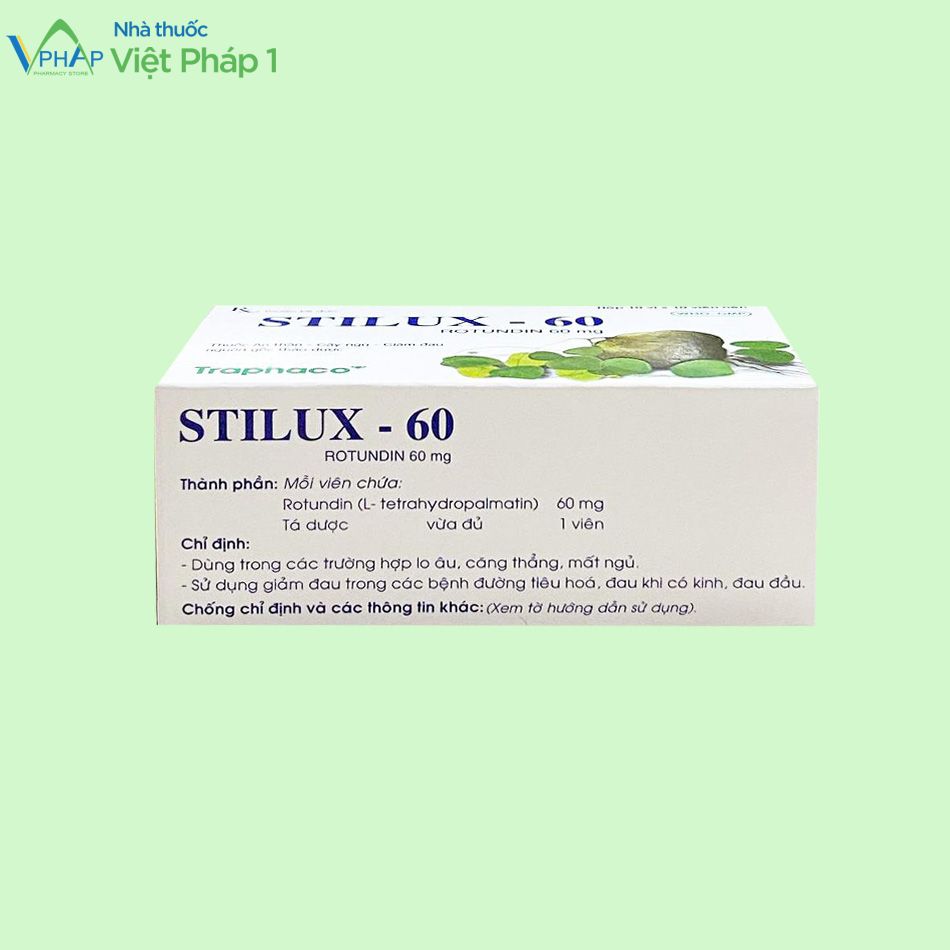 Thành phần của thuốc Stilux - 60