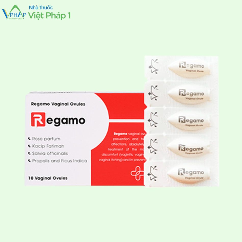 Viên đặt Regamo giúp giảm mùi hôi và viêm nhiễm phụ khoa