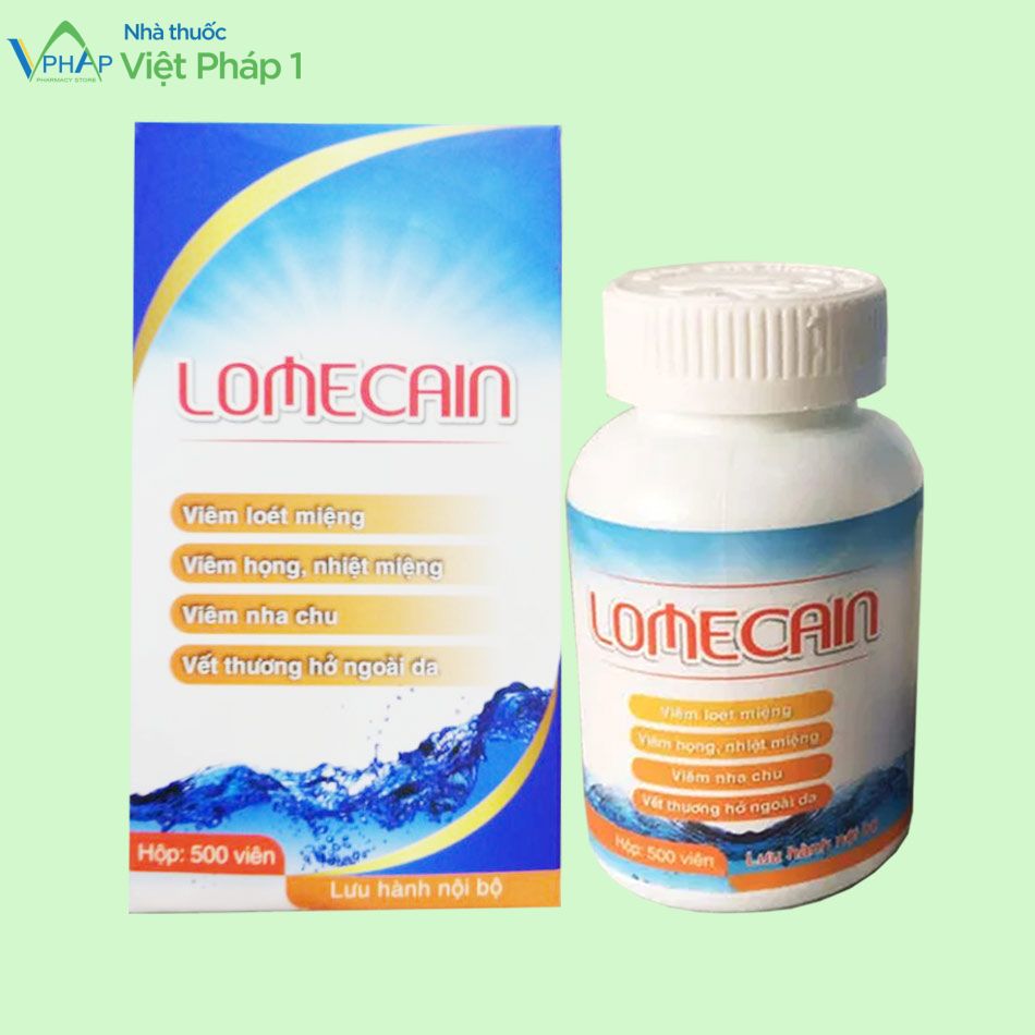 Hình ảnh của thuốc nhiệt miệng Lomecain