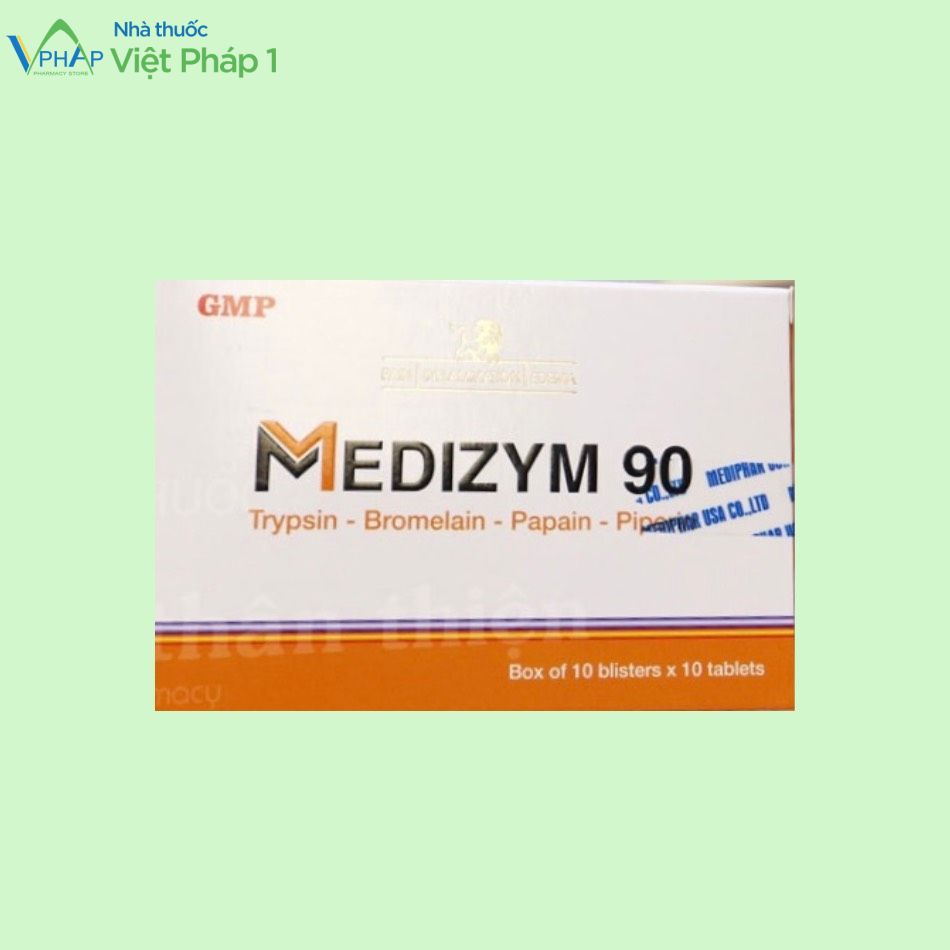 Hộp sản phẩm Medizym 90