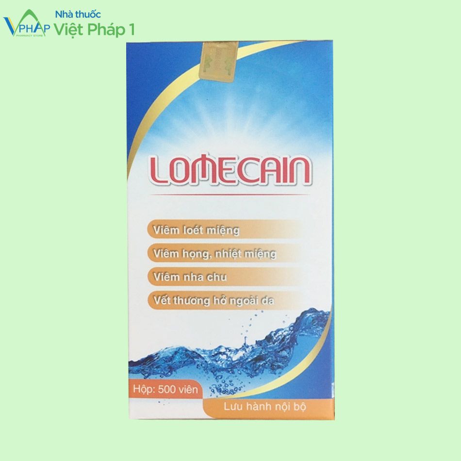 Hộp thuốc nhiệt miệng Lomecain