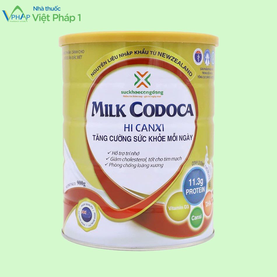 Hình ảnh: Lon 900g sữa bột Milk Codoca