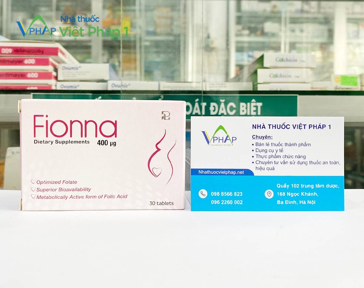Sản phẩm Fionna phân phối chính hãng tại Nhà Thuốc Việt Pháp 1