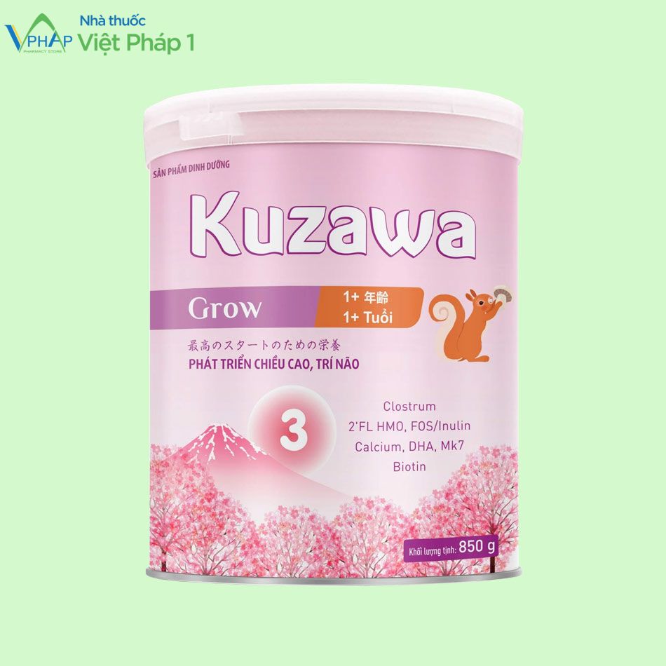 Hình ảnh: Sữa dinh dưỡng Kuzama Grow 850g