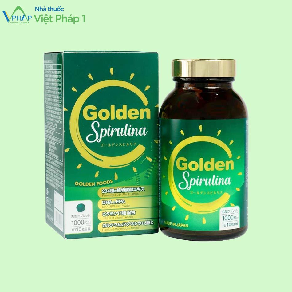 Hình ảnh: Sản phẩm tảo xoắn Golden Spirulina