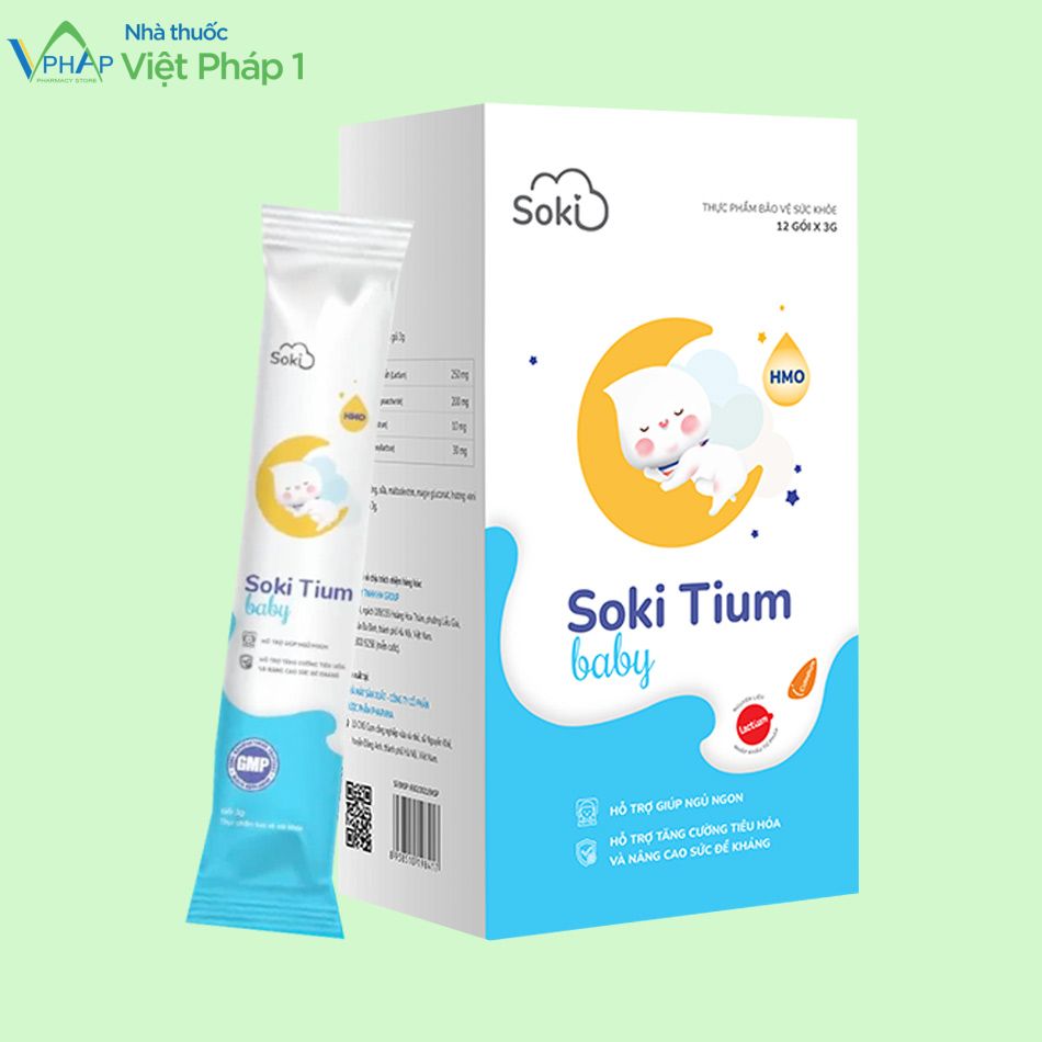 Thực phẩm bảo vệ sức khoẻ Soki Tium baby cho trẻ