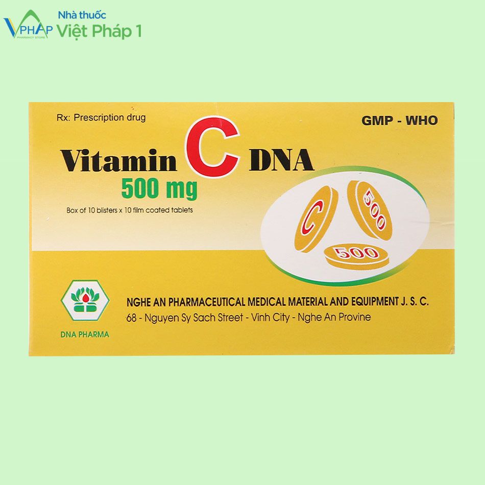 Hình ảnh: Thuốc Vitamin C DNA 500mg