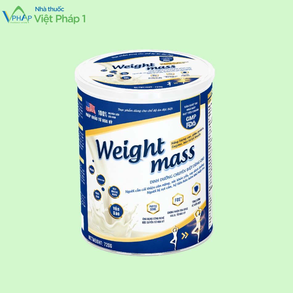 Hình ảnh hộp sữa Weight Mass