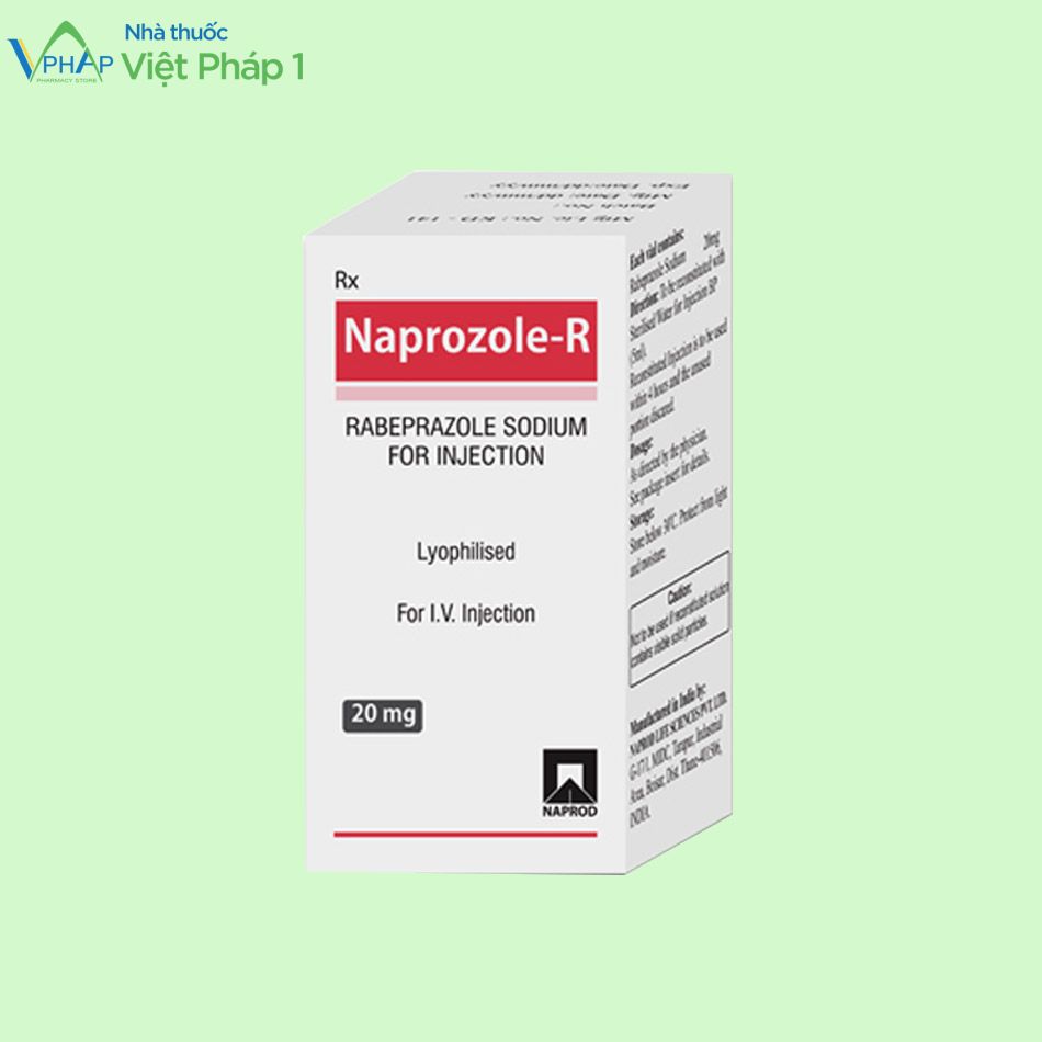 Thuốc bột đông khô pha tiêm Naprozole-R