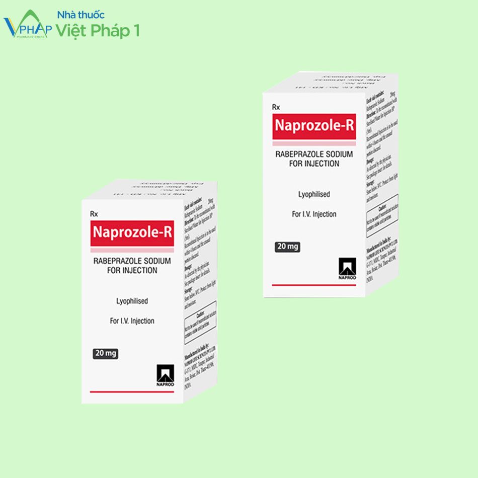 Naprozole-R sử dụng đường tiêm truyền tĩnh mạch. 