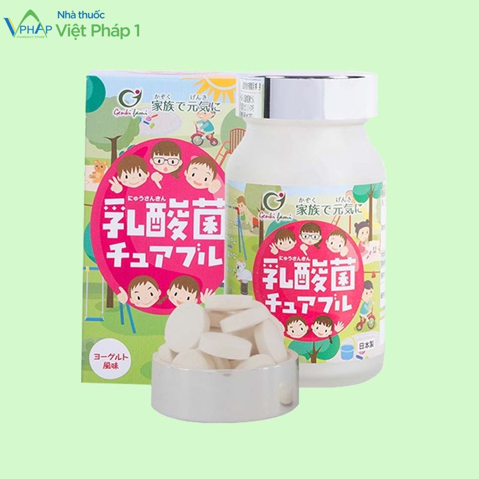 Nyusankin Chuaburu cung cấp nhiều loại lợi khuẩn cho đường ruột.