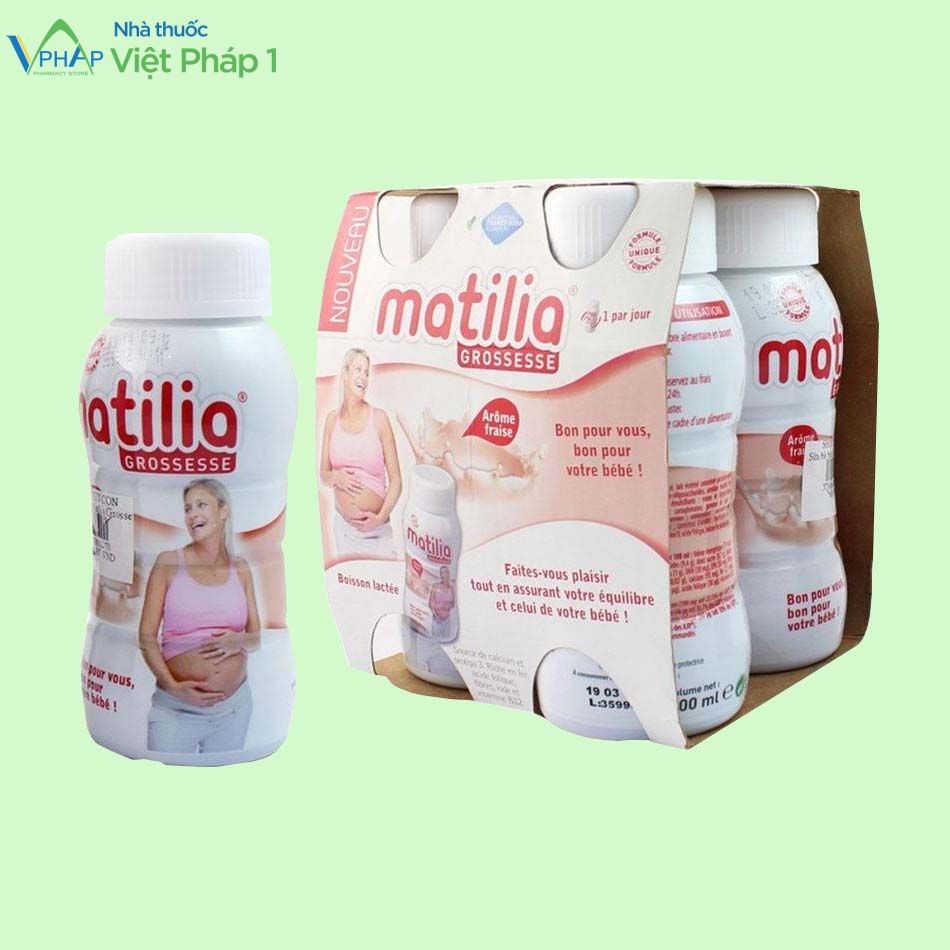 Sữa bầu Matilia uống được trực tiếp mà không cần pha loãng. 