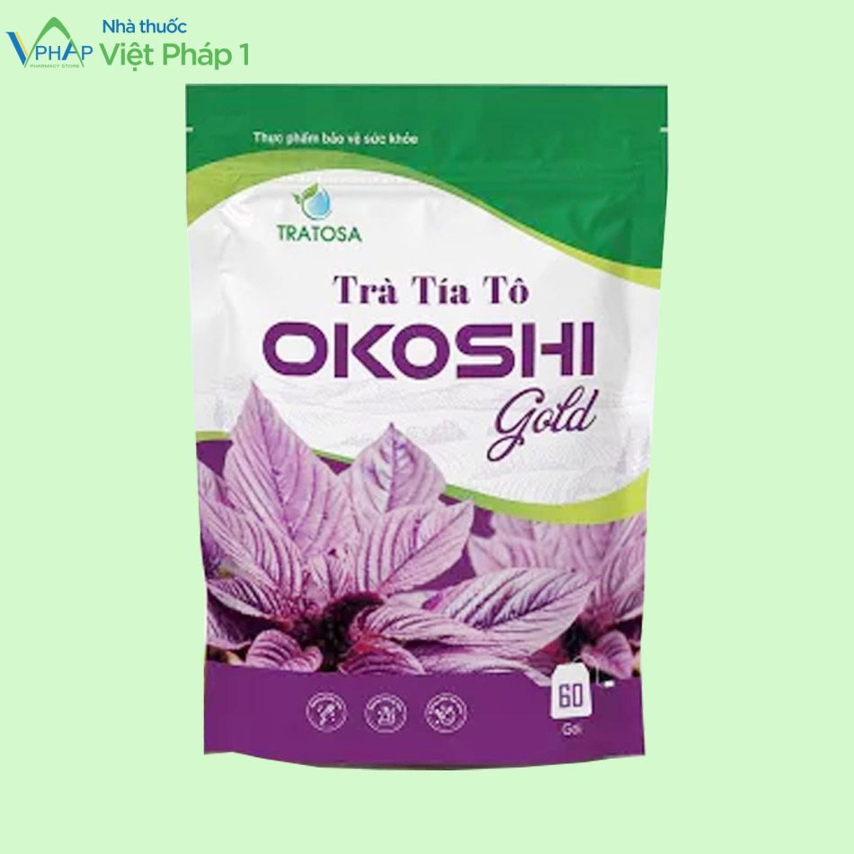 Hình ảnh của sản phẩm Trà tía tô Okoshi Gold