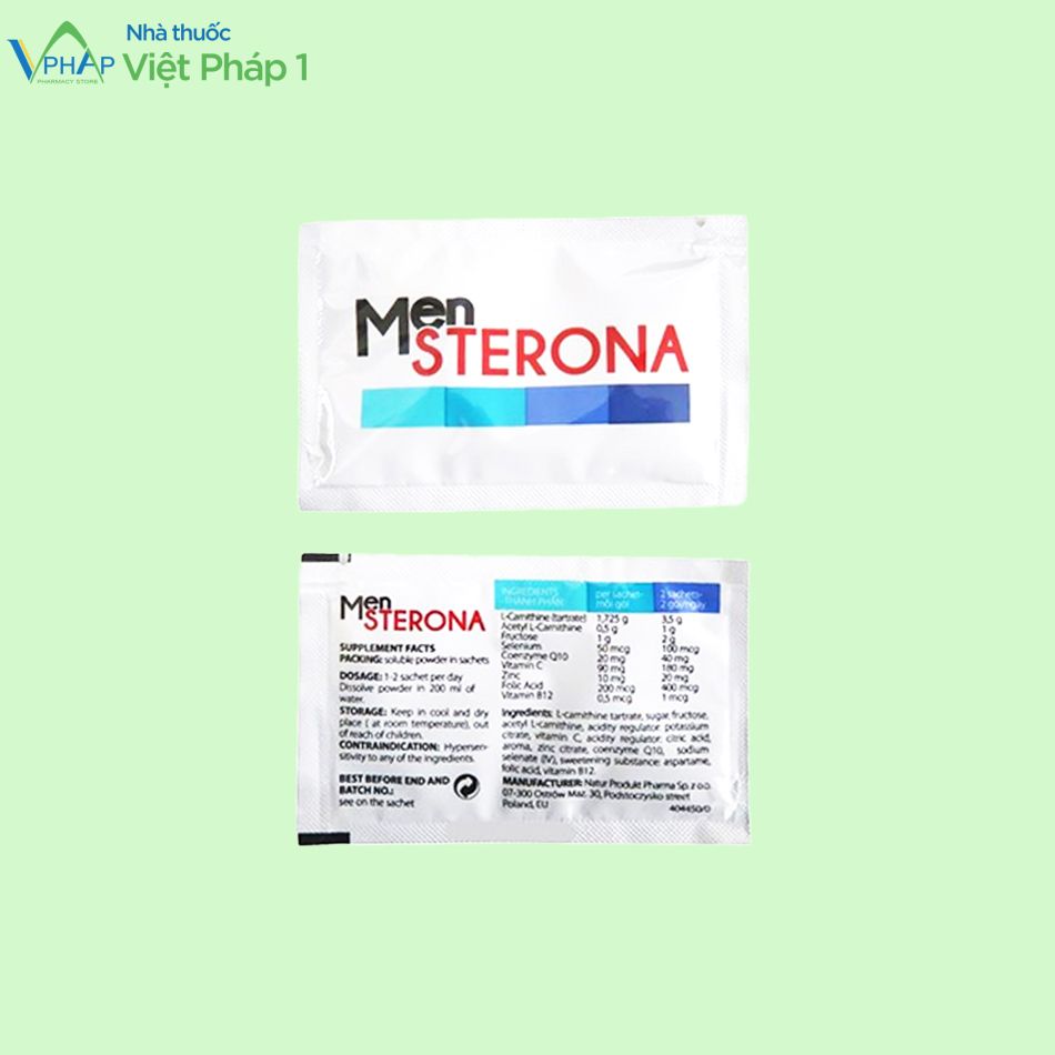 Hình ảnh gói sản phẩm MenSterona