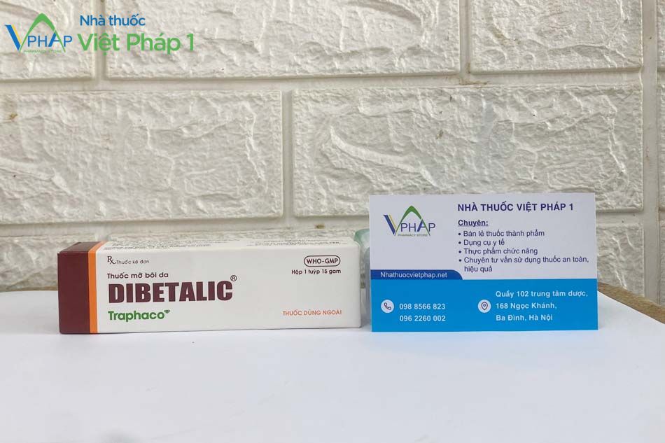 Mua thuốc Dibetalic 15g tại Nhà thuốc Việt Pháp 1