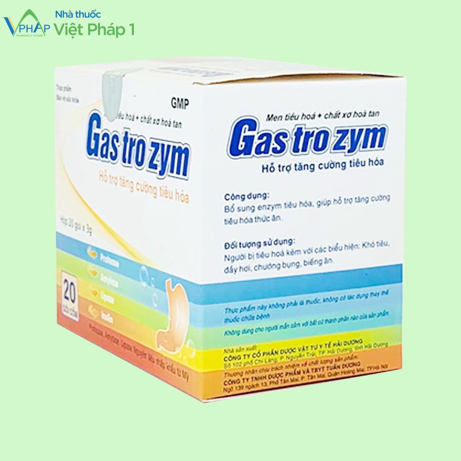 Hộp 20 gói cốm Gastrozym