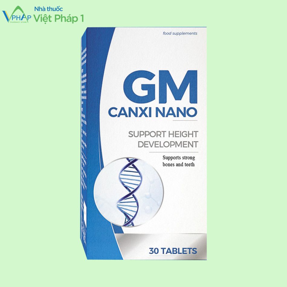 Hộp sản phẩm GM Canxi Nano