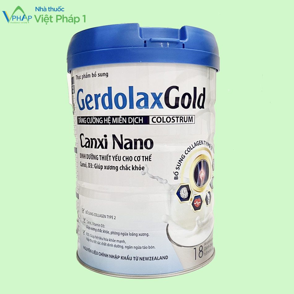 Hộp sản phẩm Sữa non Gerdolax Gold