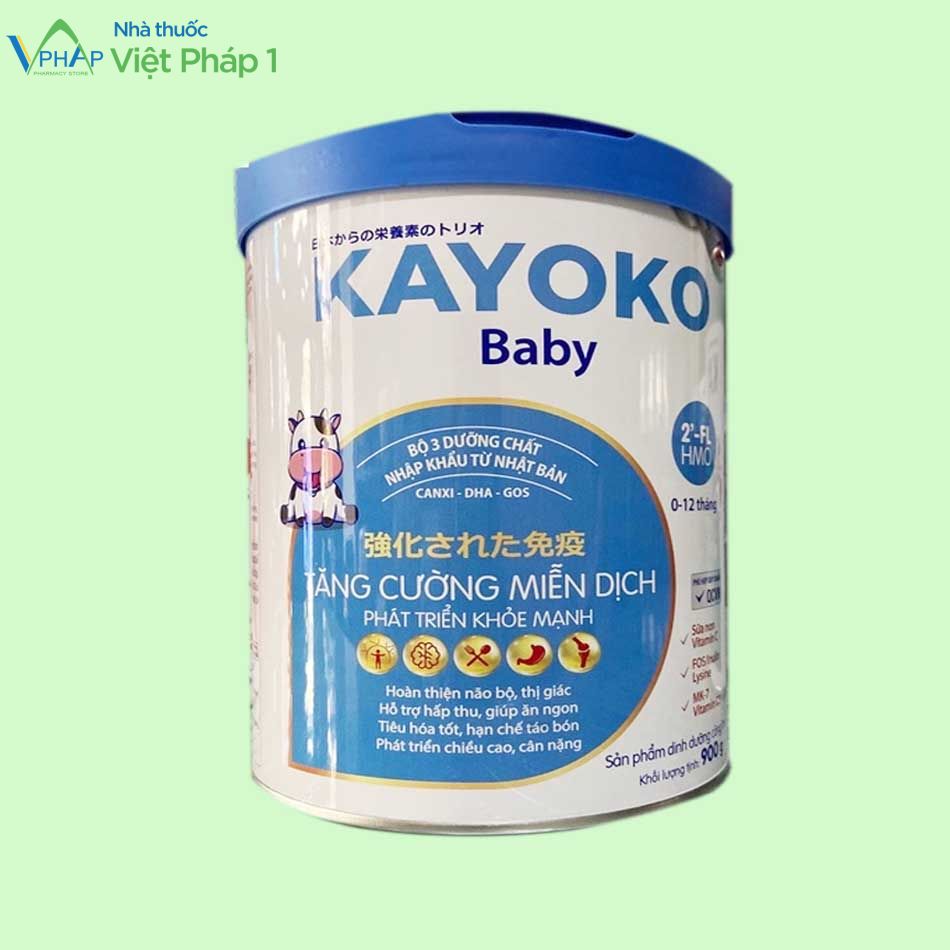 Sữa Kayoko Baby được nhập khẩu nguyên liệu từ Nhật Bản