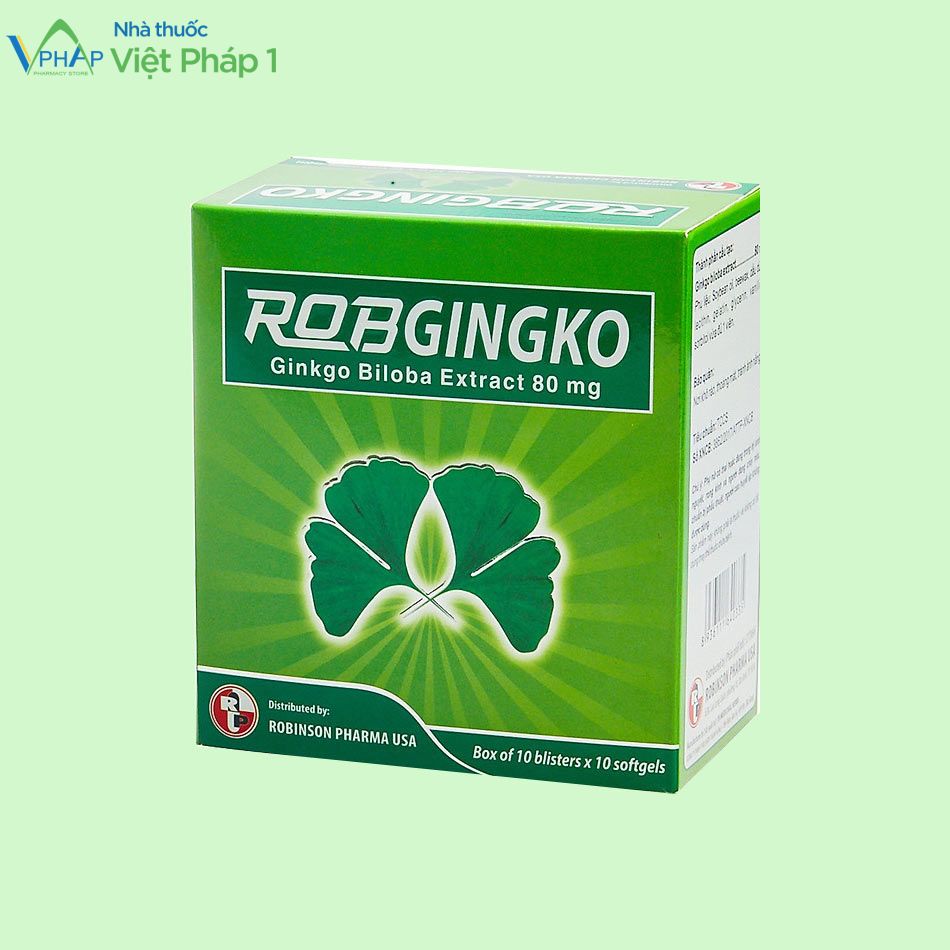 Hình ảnh: Hộp ngoài của sản phẩm Robgingko