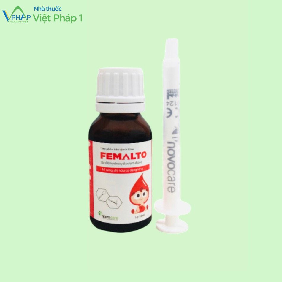 Sắt nhỏ giọt Femalto được phân phối chính hãng tại Nhà Thuốc Việt Pháp 1
