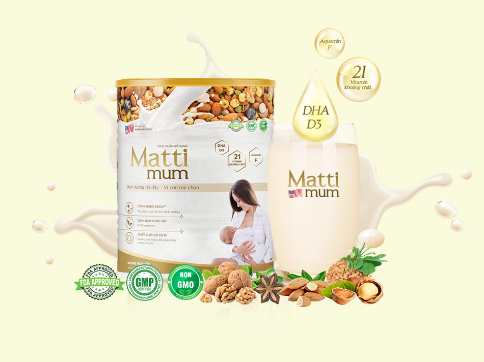 Sữa hạt cho mẹ bầu Matti Mum