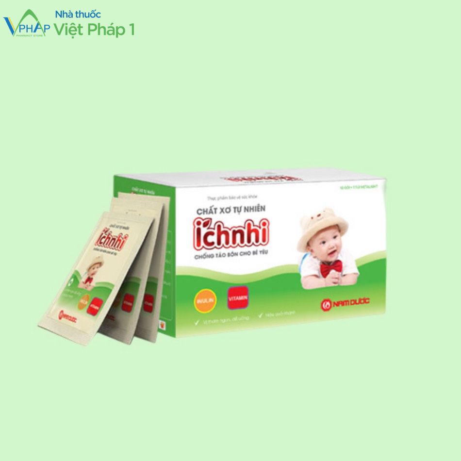 Thực phẩm bảo vệ sức khoẻ Chất xơ Ích Nhi được phân phối chính hãng tại Nhà Thuốc Việt Pháp 1