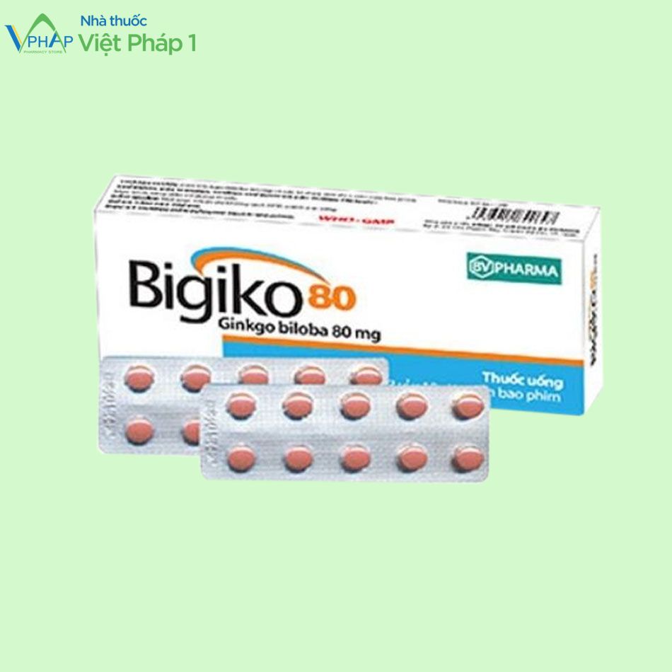 Hình ảnh hộp thuốc Bigiko 80