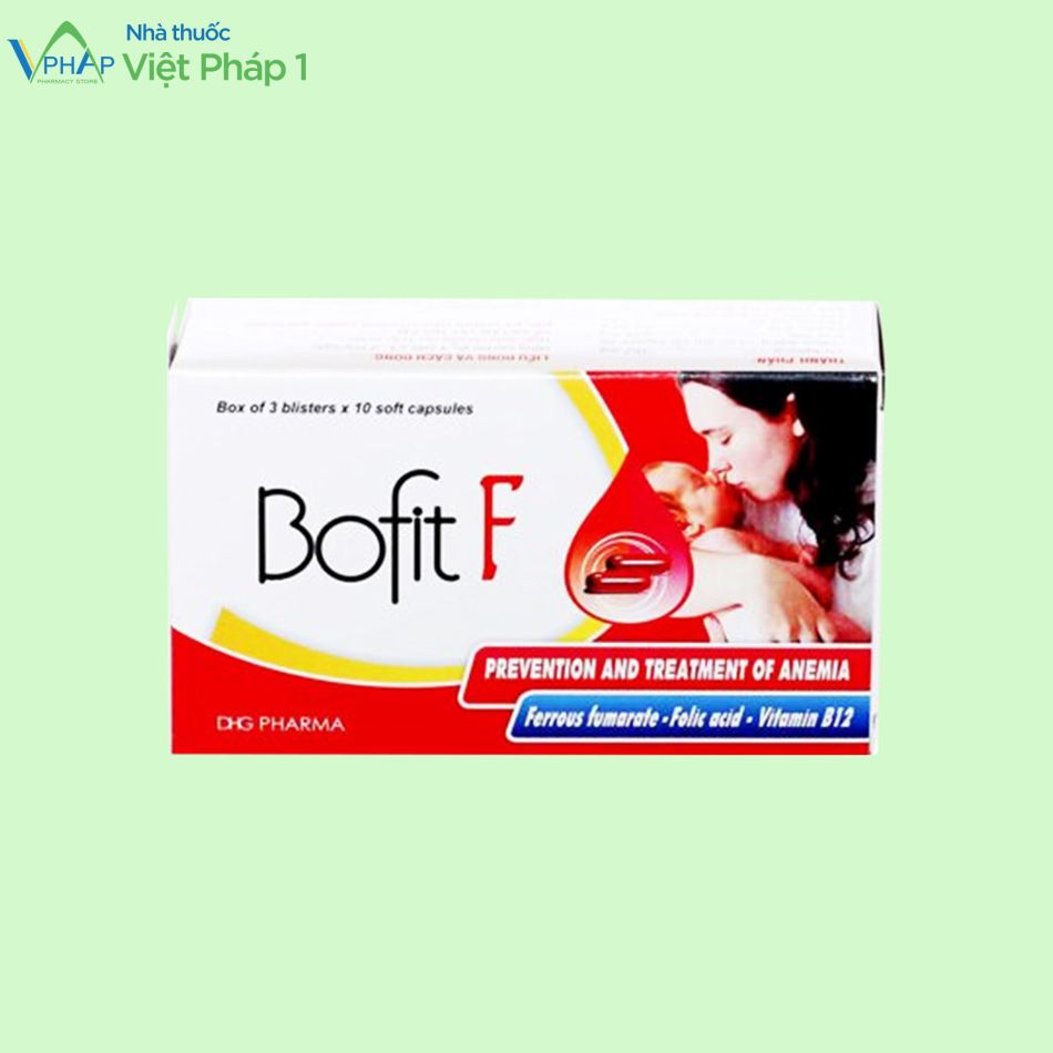 Hình ảnh thuốc điều trị thiếu máu Bofit F