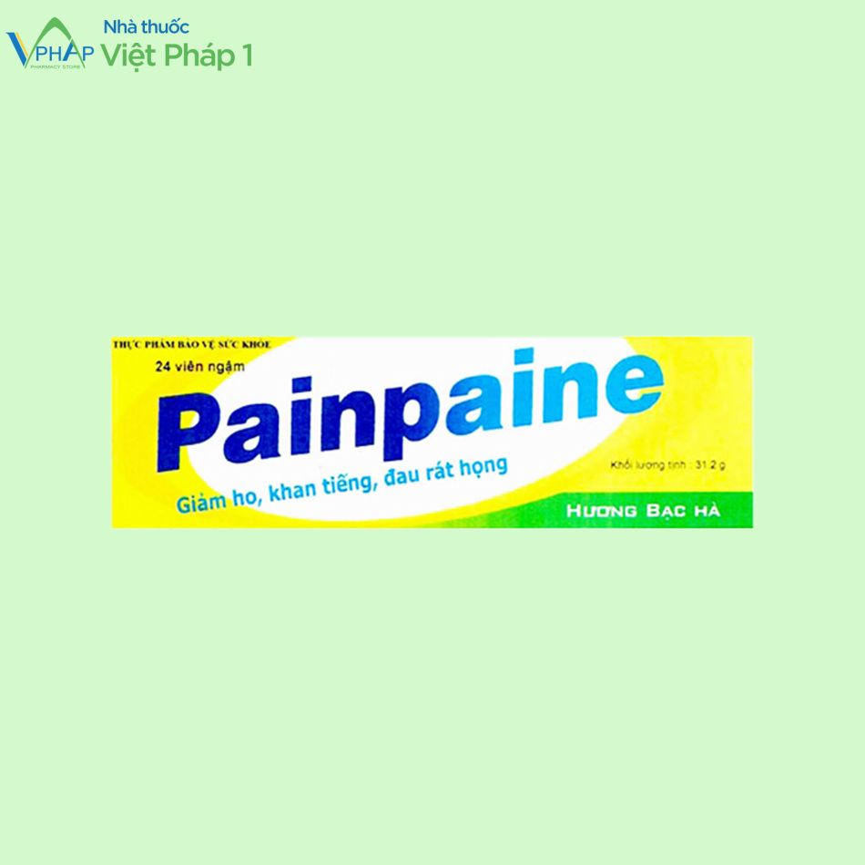 Hình ảnh sản phẩm viên ngậm ho PainPaine Mint