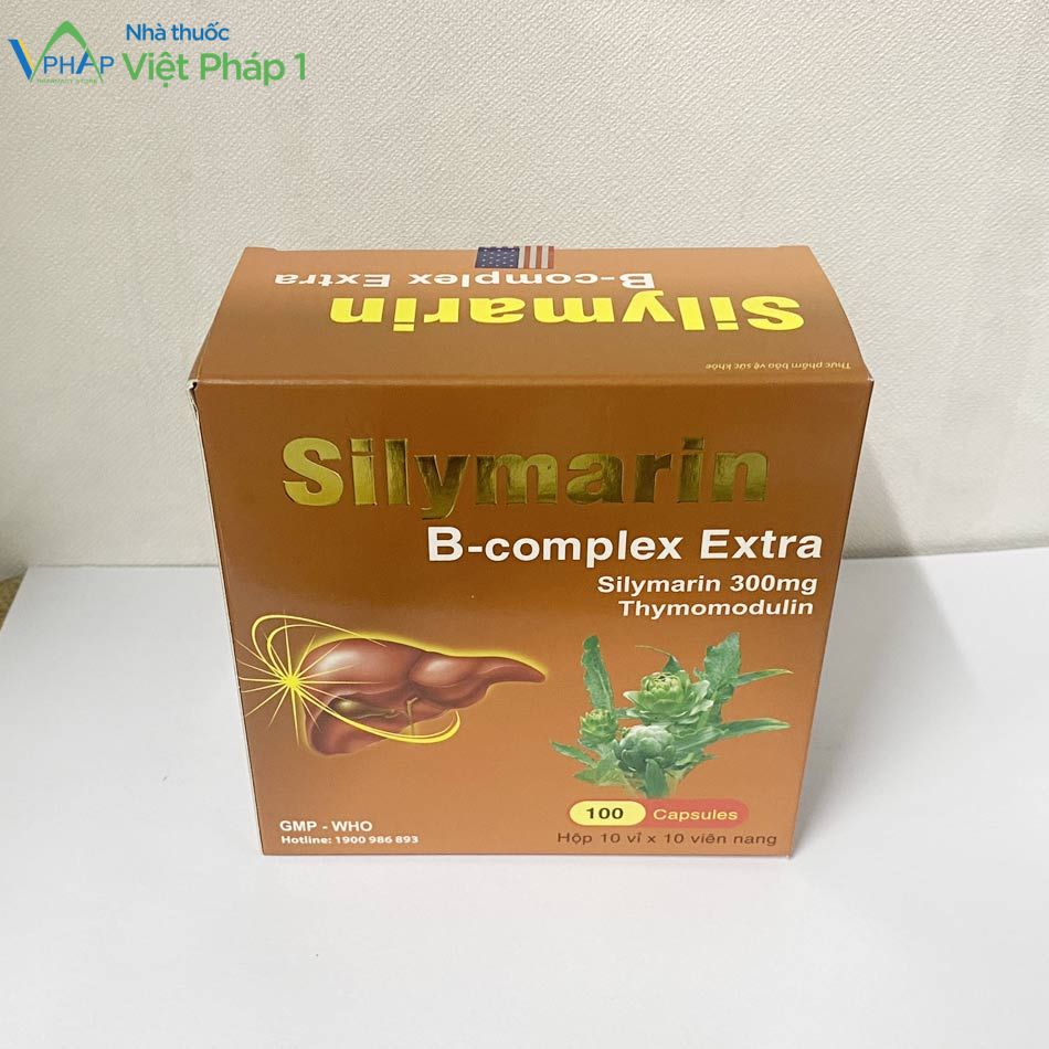 Hình ảnh: Sản phẩm Silymarin B-complex Extra được chụp tại Nhà Thuốc Việt Pháp 1