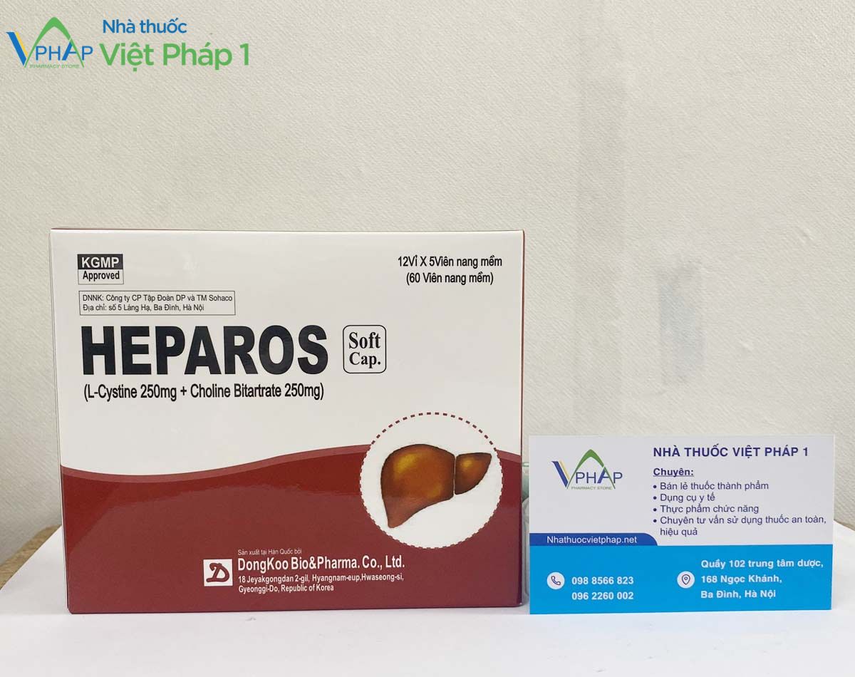 Heparos được chụp tại Nhà Thuốc Việt Pháp 1