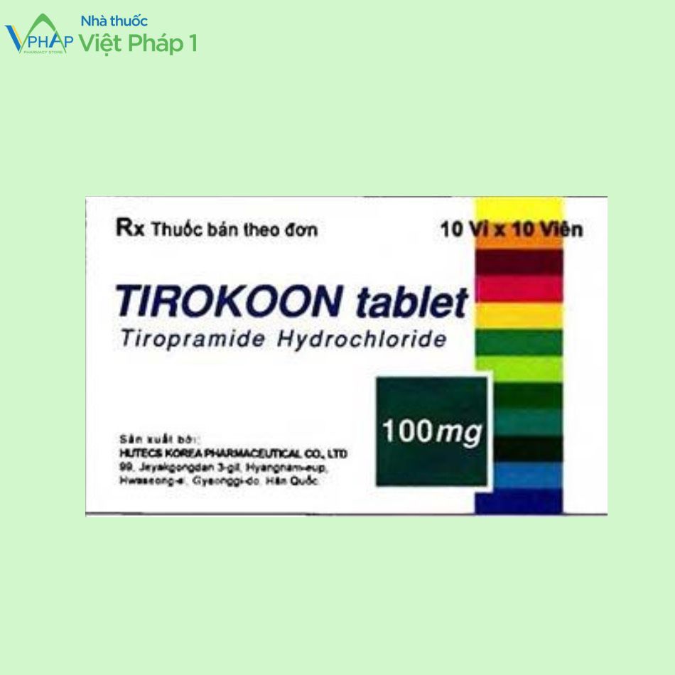 Hình ảnh của thuốc Tirokoon
