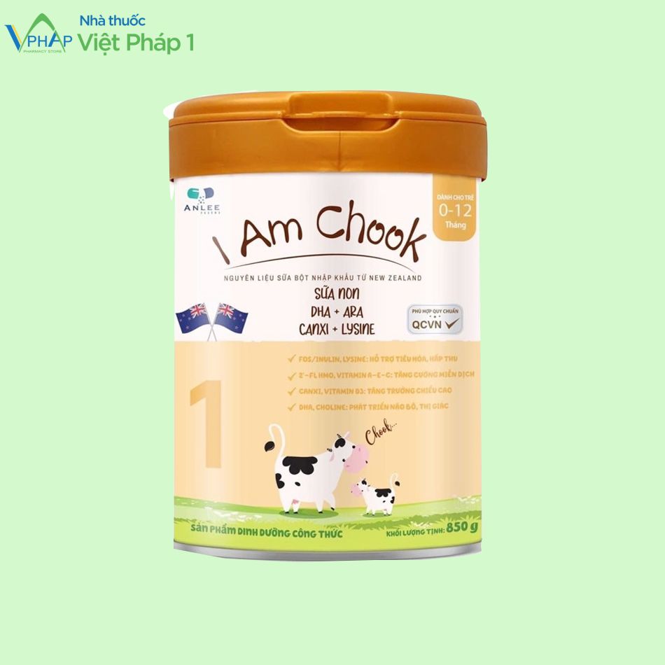 Hình ảnh: Lon sữa I Am Chook 1 dùng cho trẻ từ 0 đến 12 tháng