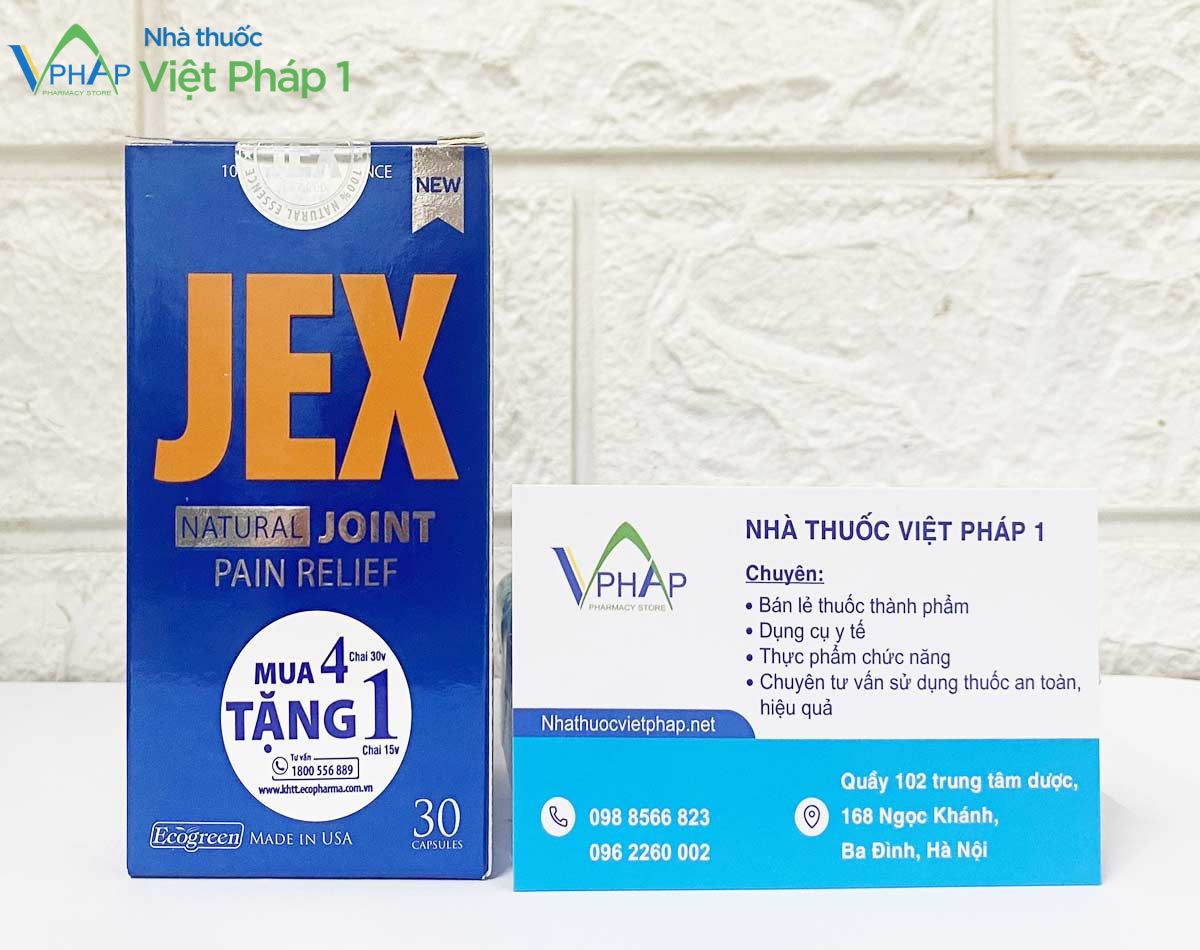 Hình ảnh: Sản phẩm Jex Natural Joint Pain Relief được chụ tai Nhà Thuốc Việt Pháp 1
