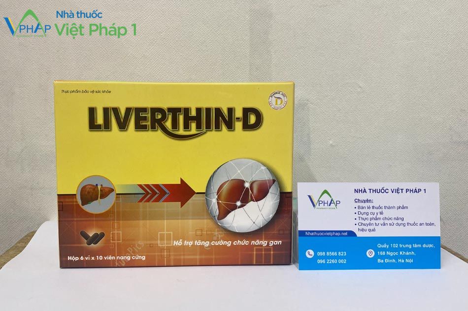 Sản phẩm tăng cường chức năng gan Liverthin- D tại Nhà thuốc Việt Pháp 1