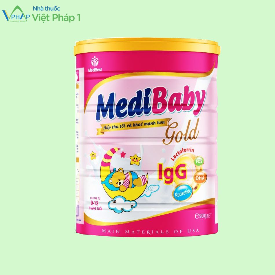 Hình ảnh: Sữa dinh dưỡng phát triển toàn diện cho trẻ Medi Baby Gold
