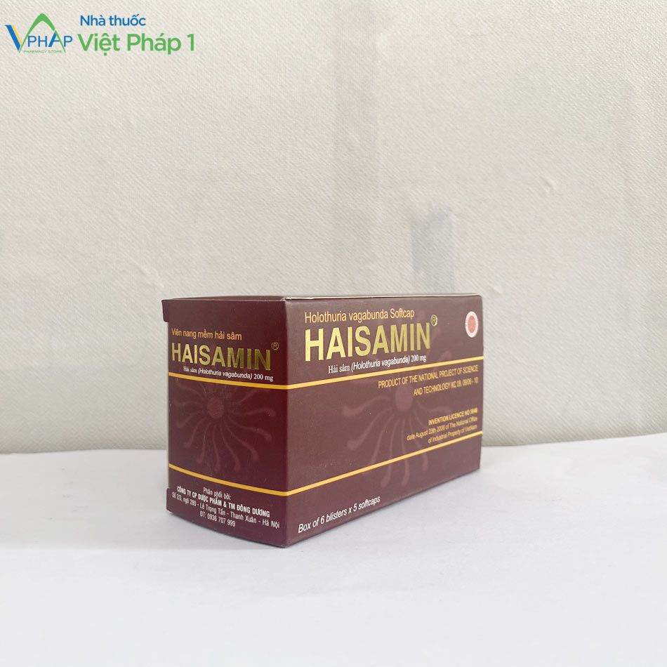 Hình ảnh hộp sản phẩm Haisamin