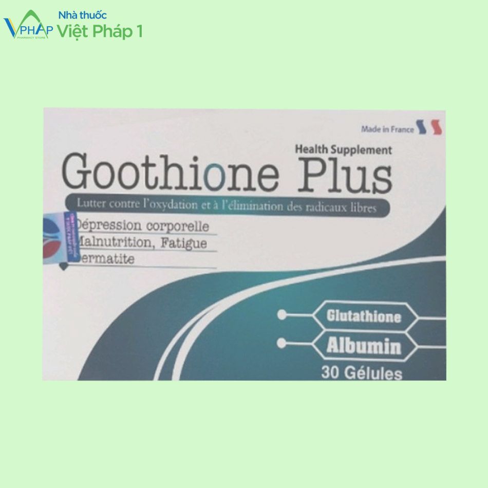 Hình ảnh hộp sản phẩm Goothione Plus