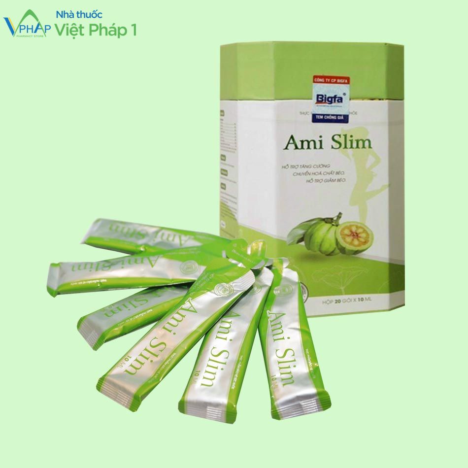 Ami Slim chứa nhiều thành phần quý giúp hỗ trợ giảm cân an toàn. 
