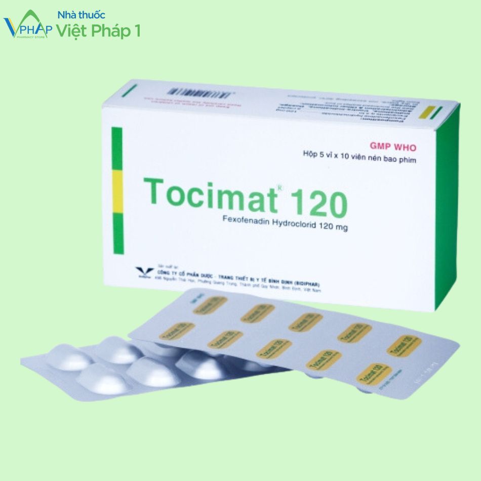 Thuốc kháng histamin Tocimat 120