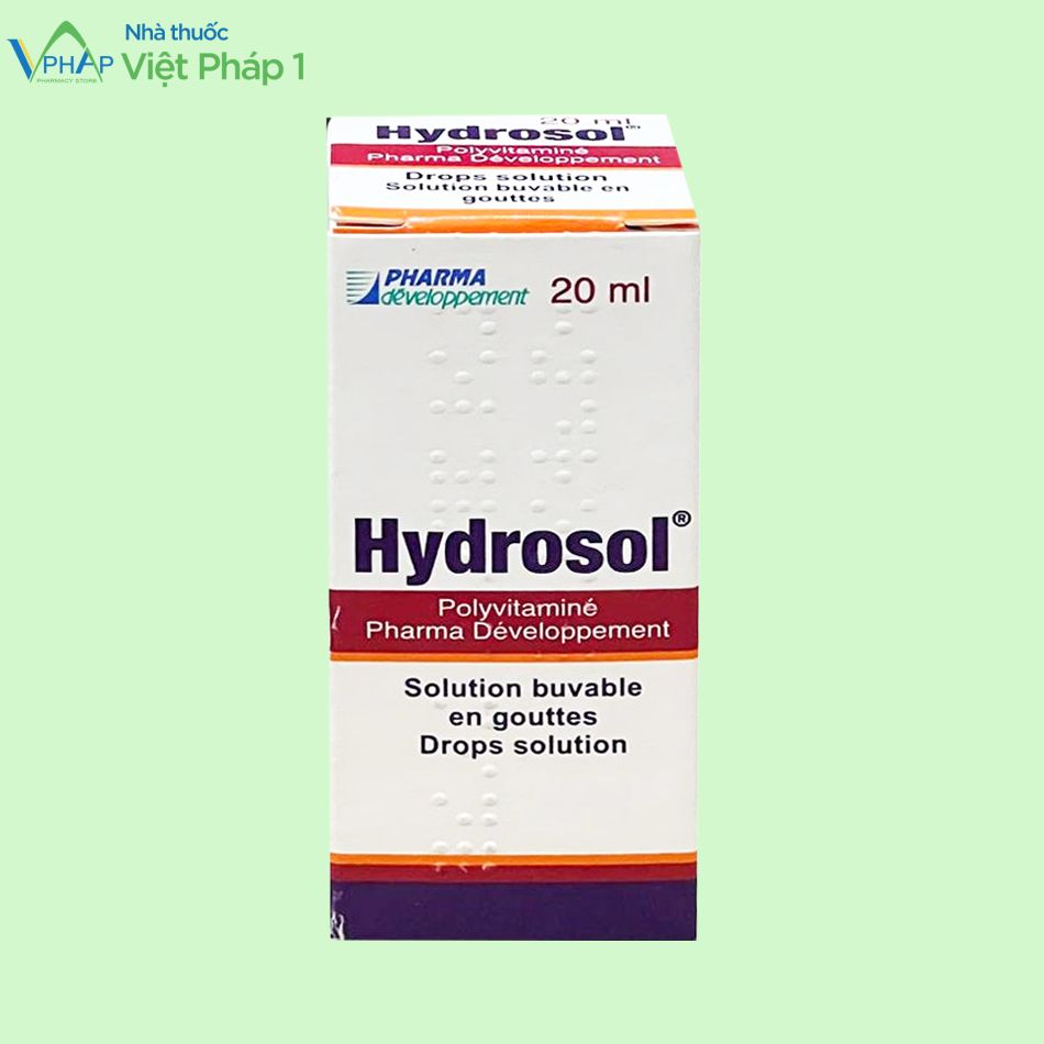 Hình ảnh vỏ hộp thuốc Hydrosol