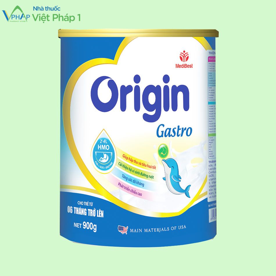 Hình ảnh: Sữa công thức Origin Gastro dành cho bé suy dinh dưỡng