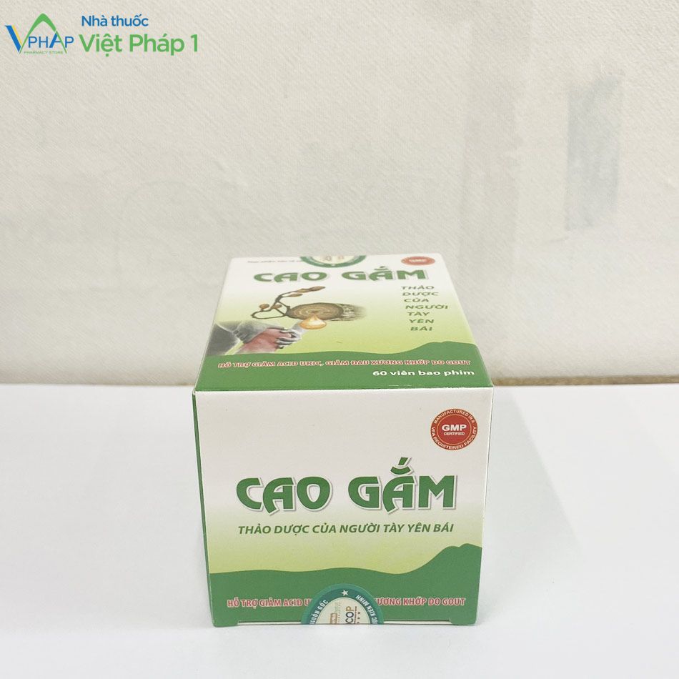 Hình ảnh: Mặt trên của hộp sản phẩm được chụp tại Nhà Thuốc Việt Pháp 1