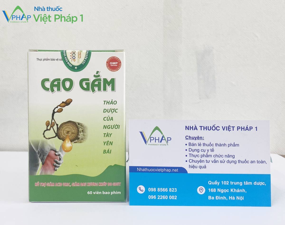 Hình ảnh: Hộp sản phẩm được chụp tại Nhà Thuốc Việt Pháp 1